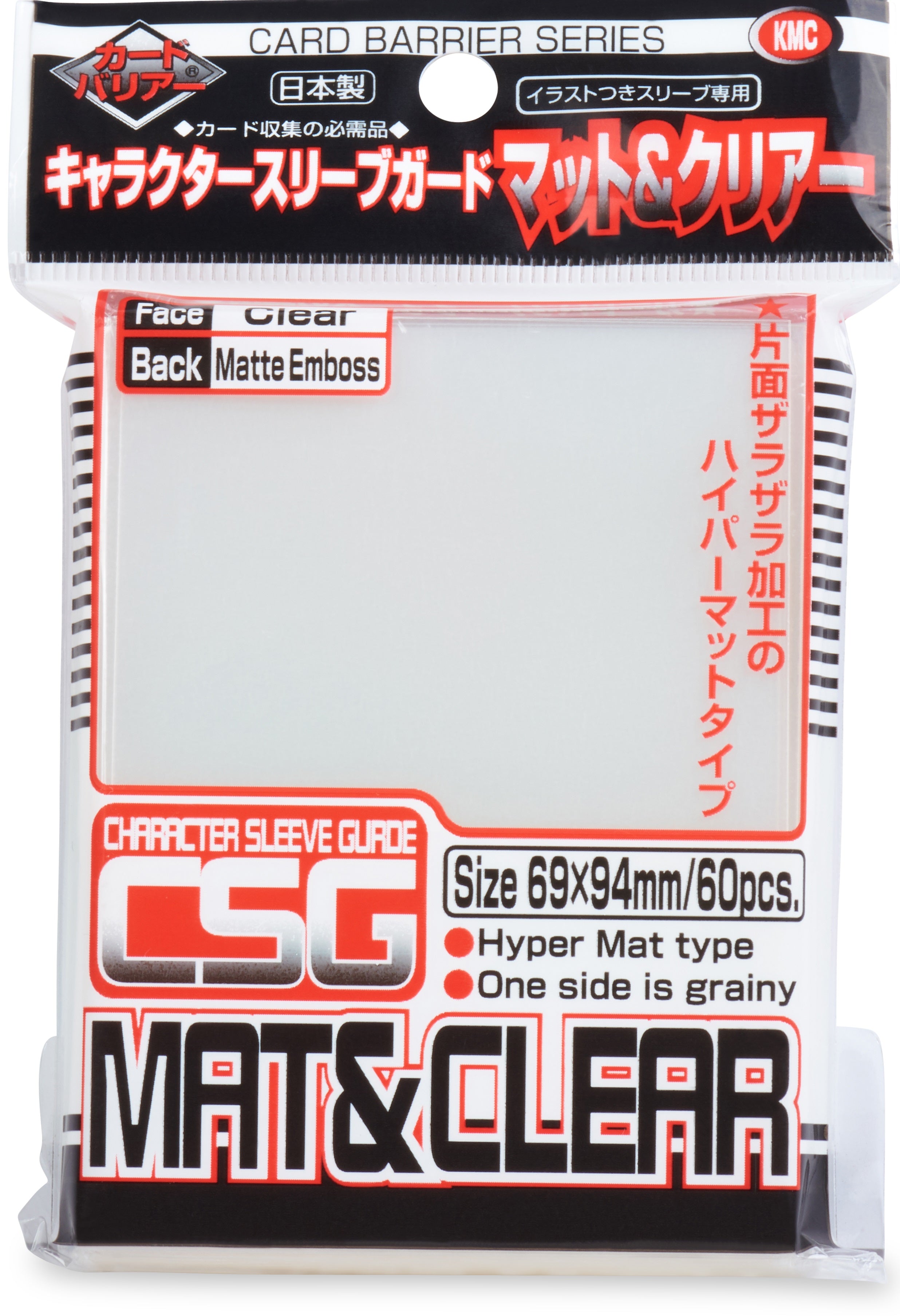 KMC CHARACTER GUARD CLEAR MATTE 60CT | 4521086003625