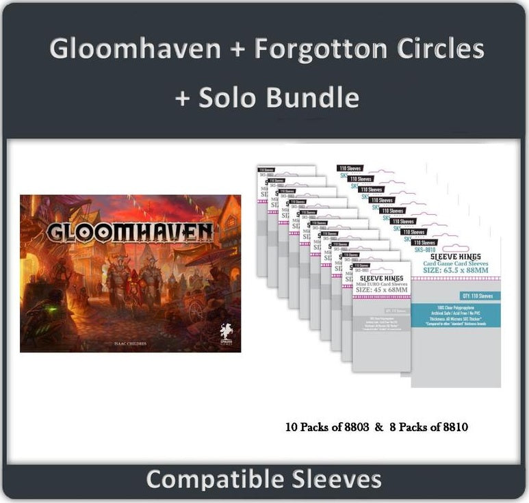SK SLEEVE BUNDLE GLOOMHAVEN/FORGOTTEN CIRCLES | 080149928625