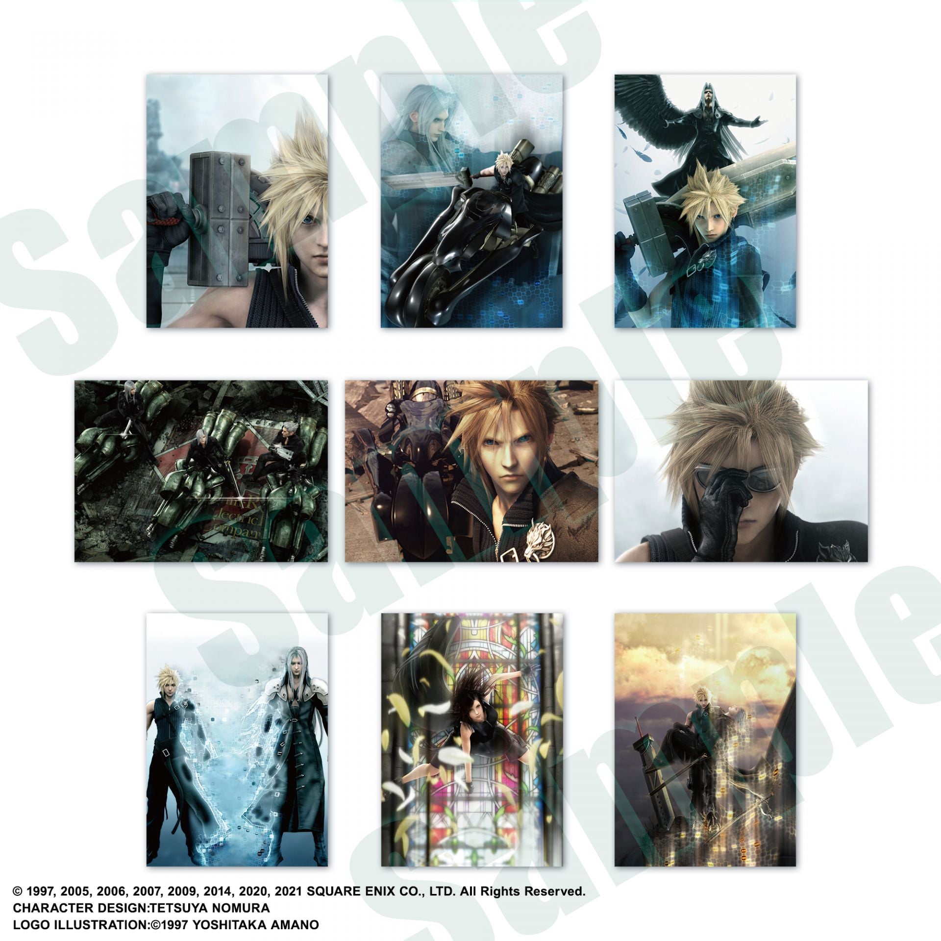 Final Fantasy TCG: Final Fantasy VII Anniversary Art Museum Digital Card Plus Display | 662248843896