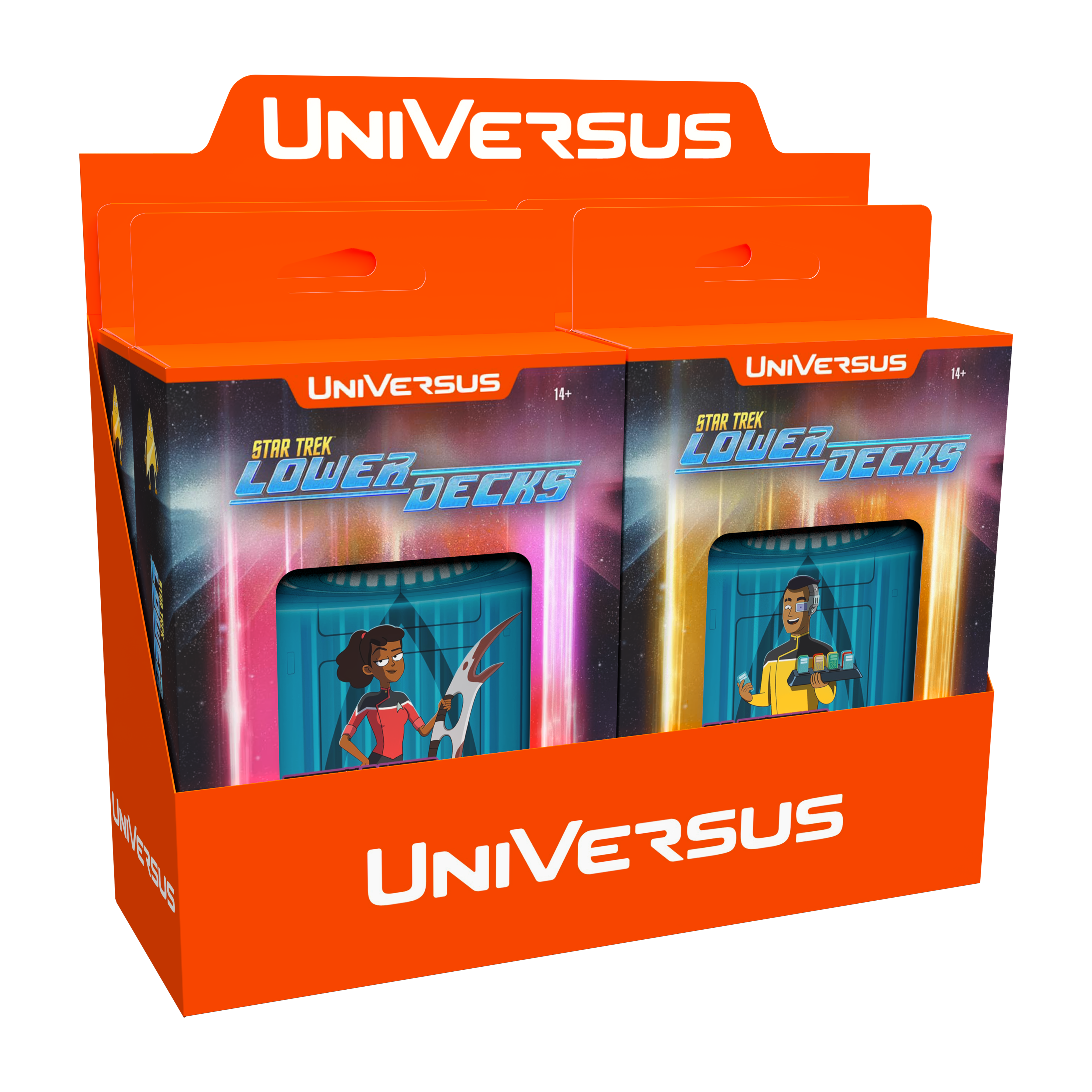 UniVersus CCG: Challenger Series Display- Star Trek Lower Decks Display | 810155271343