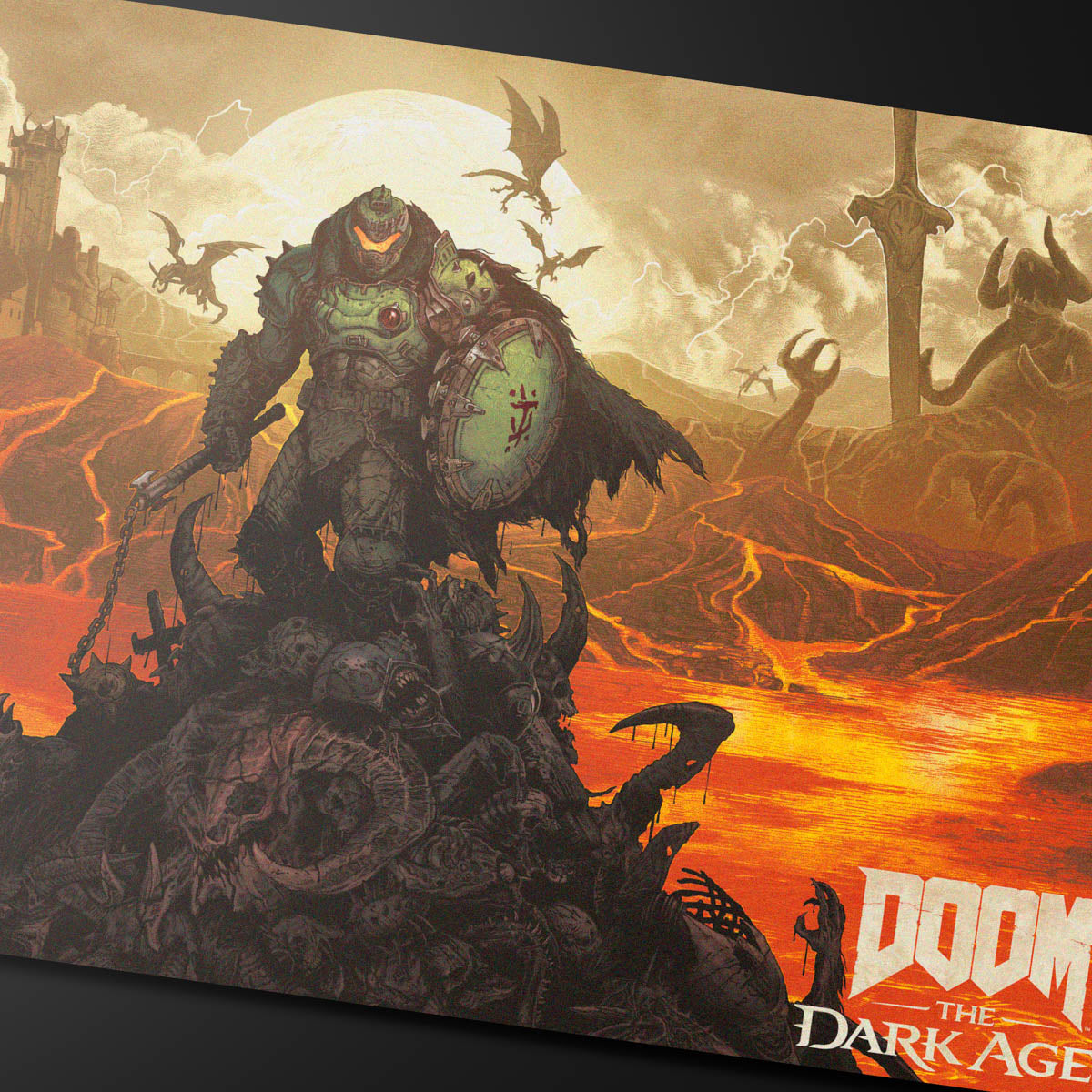 UP PLAYMAT DOOM BETHESDA 2 | 074427166175