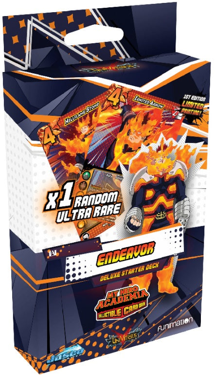 UniVersus CCG: Set 3- My Hero Academia Endeavor Deluxe Starter Deck | 850034738048