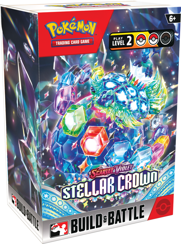 POKEMON SV7 STELLAR CROWN BUILD & BATTLE BOX DISPLAY | 820650869273