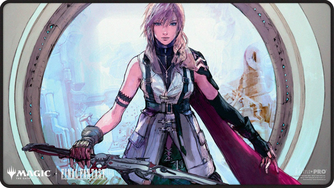 UP PLAYMAT MTG UNIVERSES BEYOND FINAL FANTASY BLACK STITCHED PREMIUM W | 074427387631