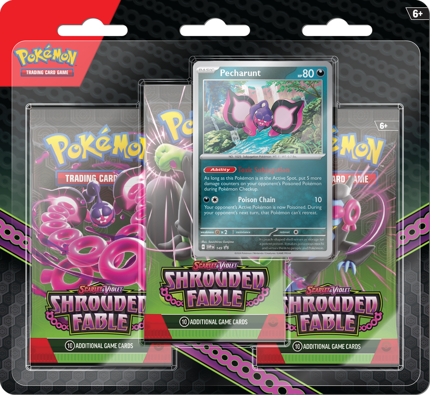 POKEMON SV6.5 SHROUDED FABLE 3PK BLISTER(820650859991)