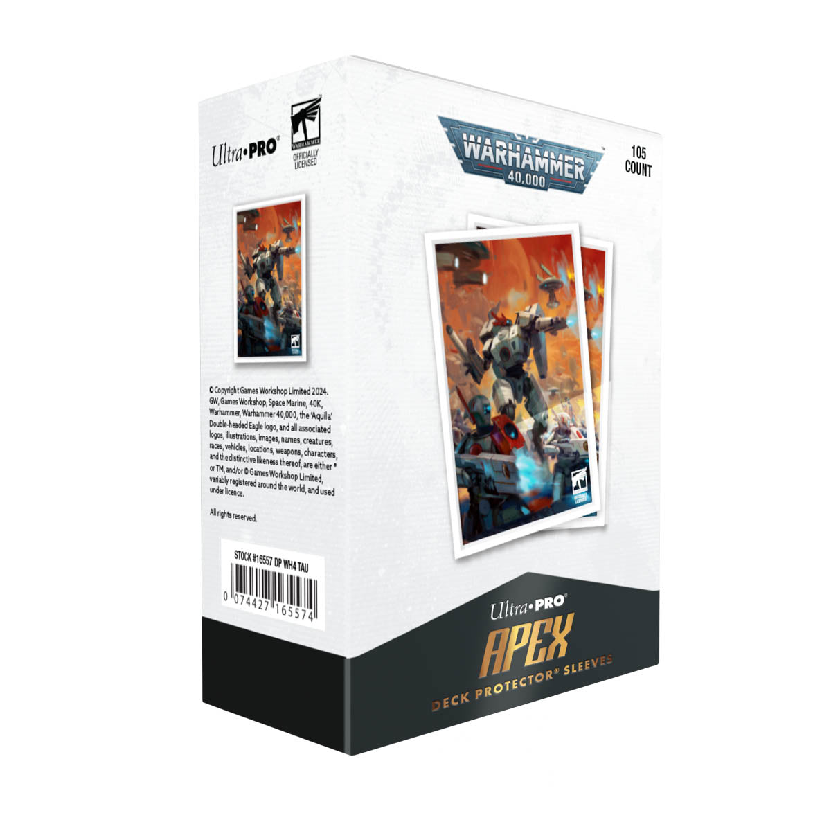 UP D-PRO APEX WARHAMMER 40K T'AU EMPIRE CODEX ALIGNED 105CT | 074427165574