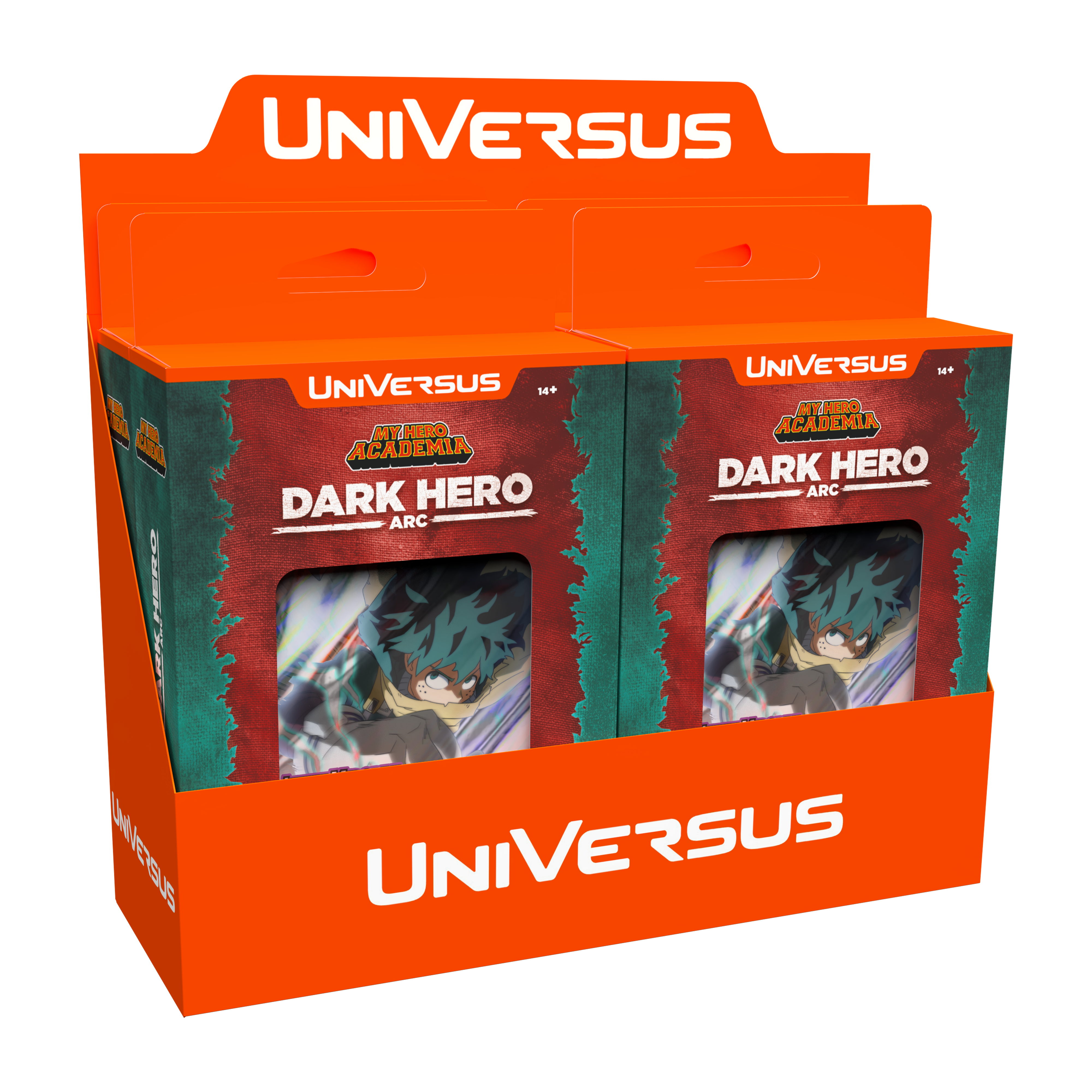 UniVersus CCG: My Hero Academia- Dark Hero Arc- Challenger Series Display | 810155271091