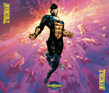 OVERPOWER: SKYBOUND INVINCIBLE PREMIUM FORMAT DOUBLE PLAYMAT - INVINCIBLE | 850083112042