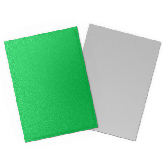 DRAGON SHIELD SLEEVES DUAL MATTE APPLE GREEN AND SILVER 100CT | 5706569150730