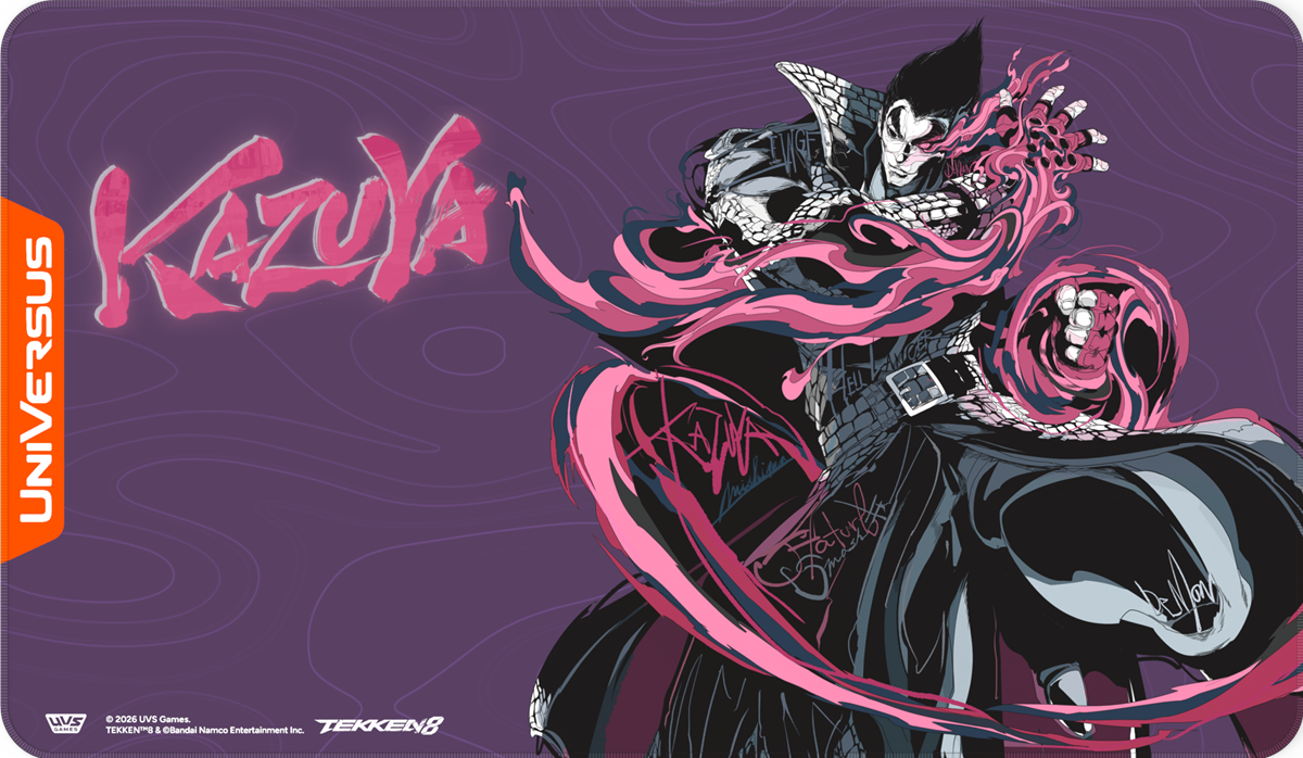 TEKKEN 8 PLAYMAT KAZUYA MISHIMA|P-Rex Hobby