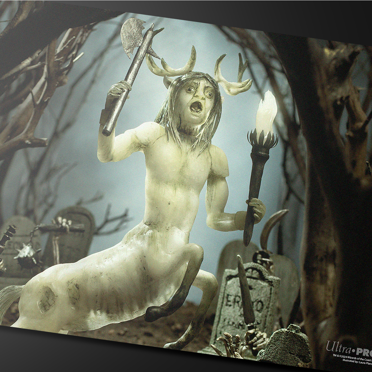 UP PLAYMAT MTG SECRET LAIR MARCH 2024 DIABOLICAL DIORAMAS KARADOR, GHOST CHIEFTAIN | 074427383404