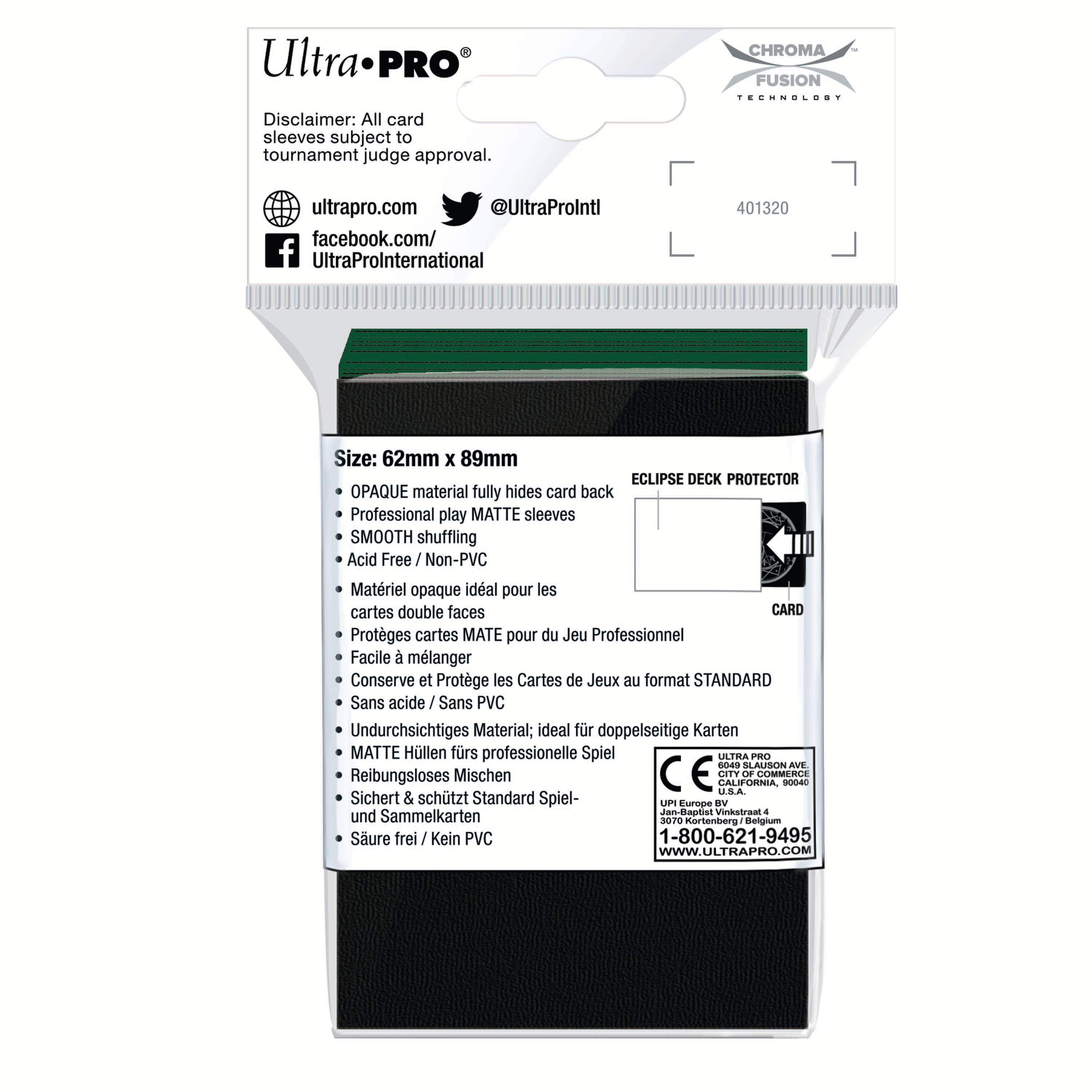 UP D-PRO SML ECLIPSE FOREST GREEN MATTE 60CT | 074427156411