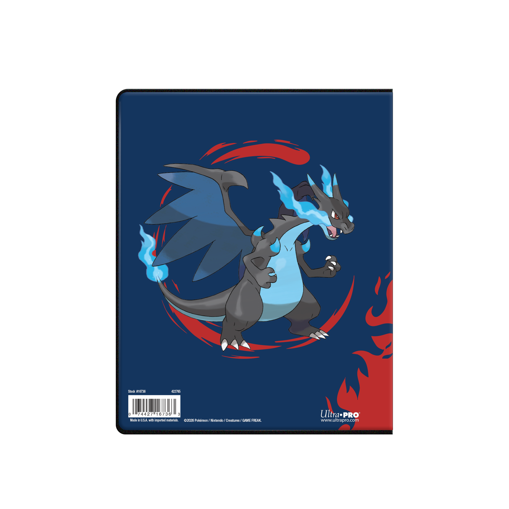UP PORTFOLIO 4PKT POKEMON MEGA CHARIZARD X & MEGA CHARIZARD Y | 074427167363