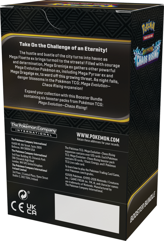 POKEMON ME04 CHAOS RISING BOOSTER BUNDLE | 196214154162