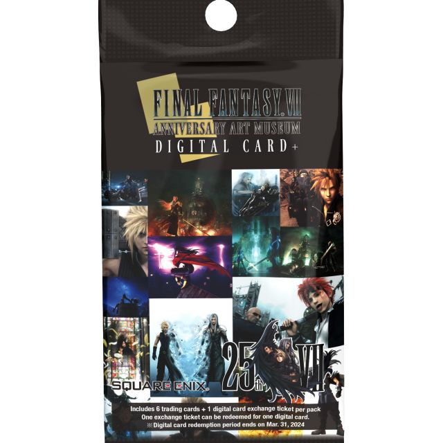 Final Fantasy TCG: Final Fantasy VII Anniversary Art Museum Digital Card Plus Display | 662248843896