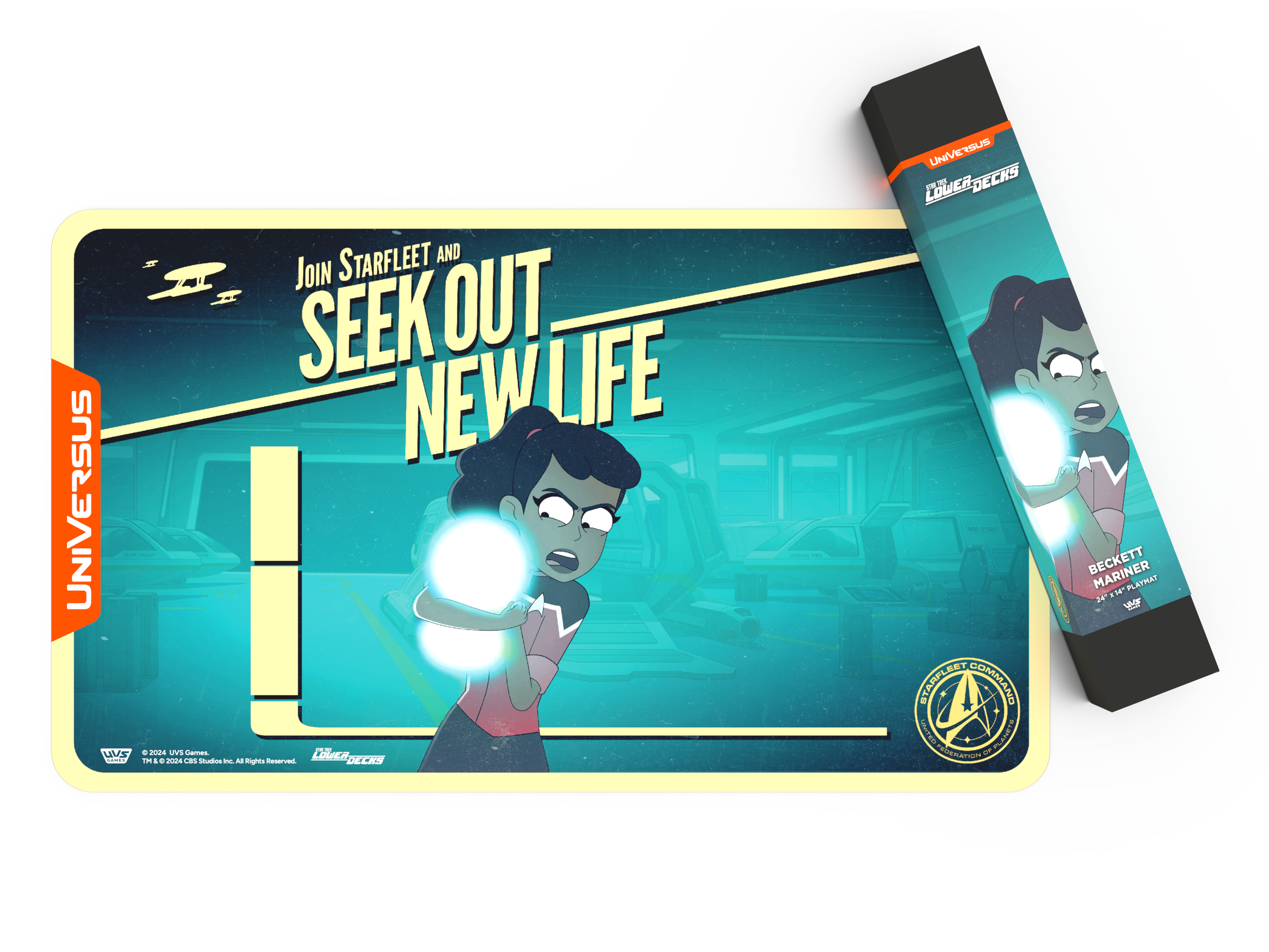 Universus CCG: Star Trek Lower Decks Challenger Series- Mariner Playmat | 810155271916