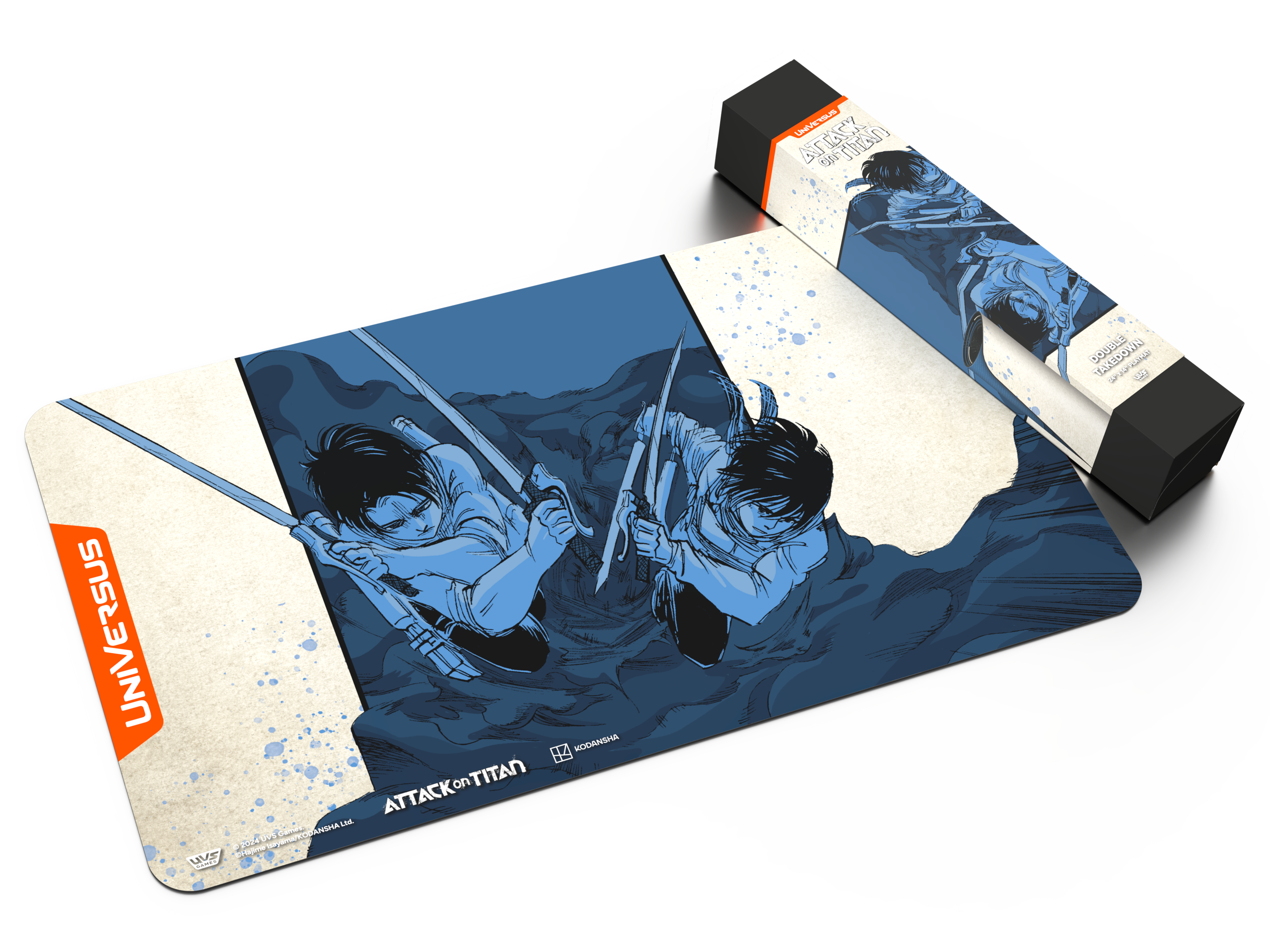 UniVersus CCG: Attack on Titan Origins of Power- Double Takedown Playmat | 810155271510