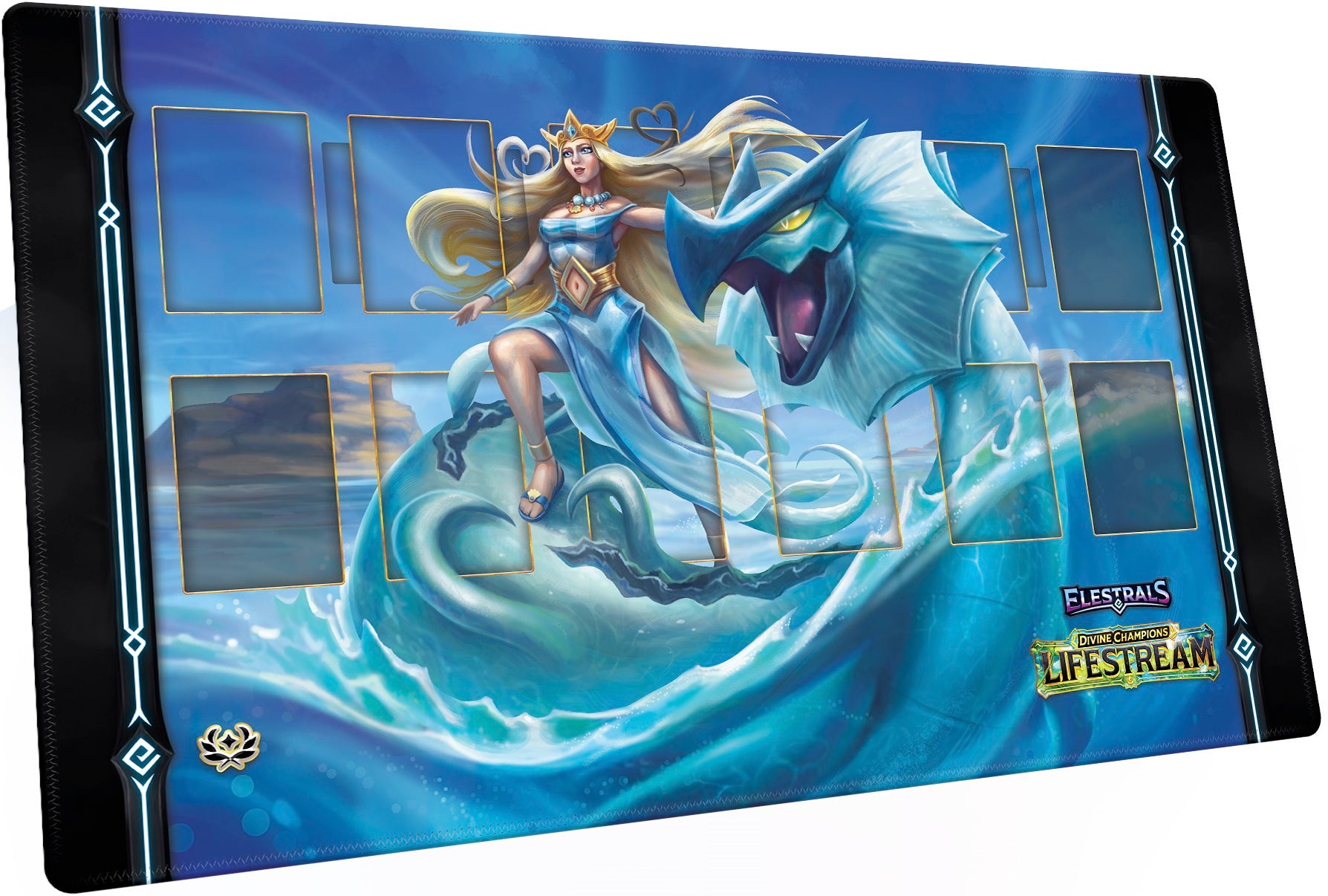ELESTRALS LIFESTREAM PLAYMAT LOCHAGON CHAMPION OF APHRODITE