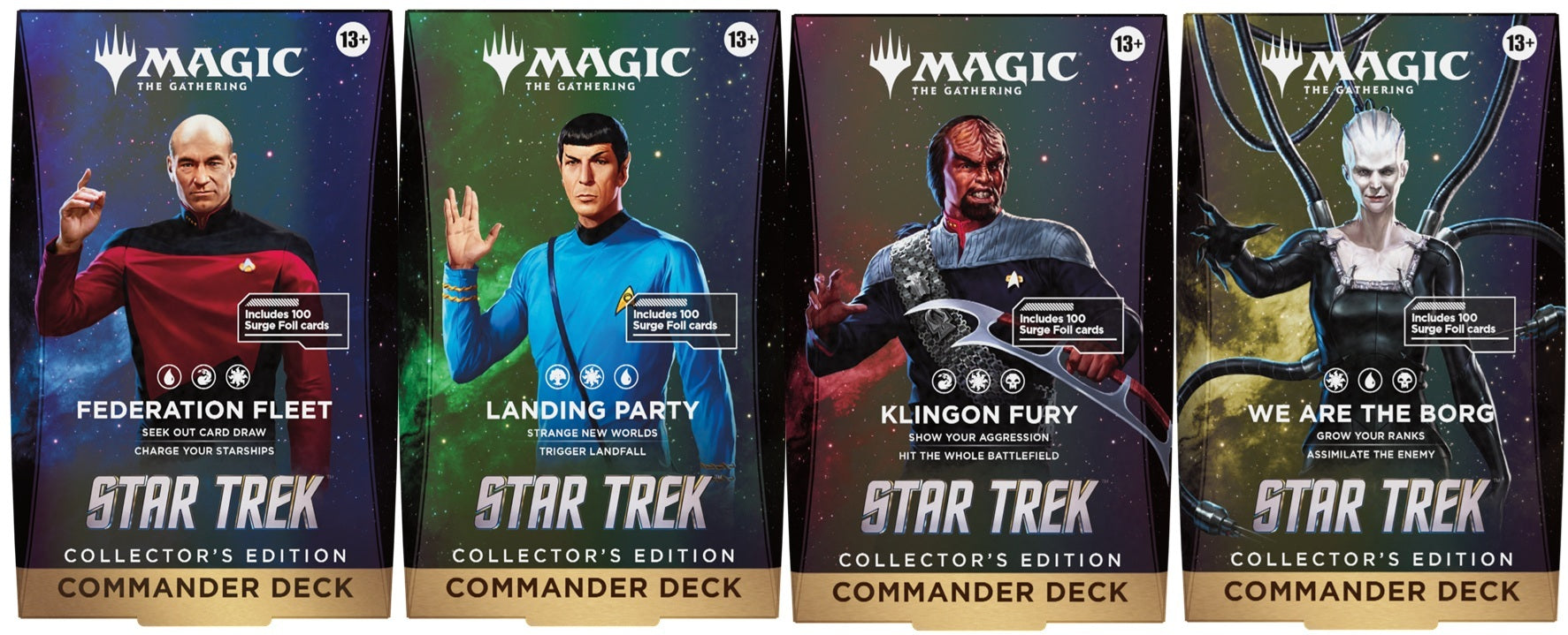 MTG STAR TREK COMMANDER COLLECTORS EDITION