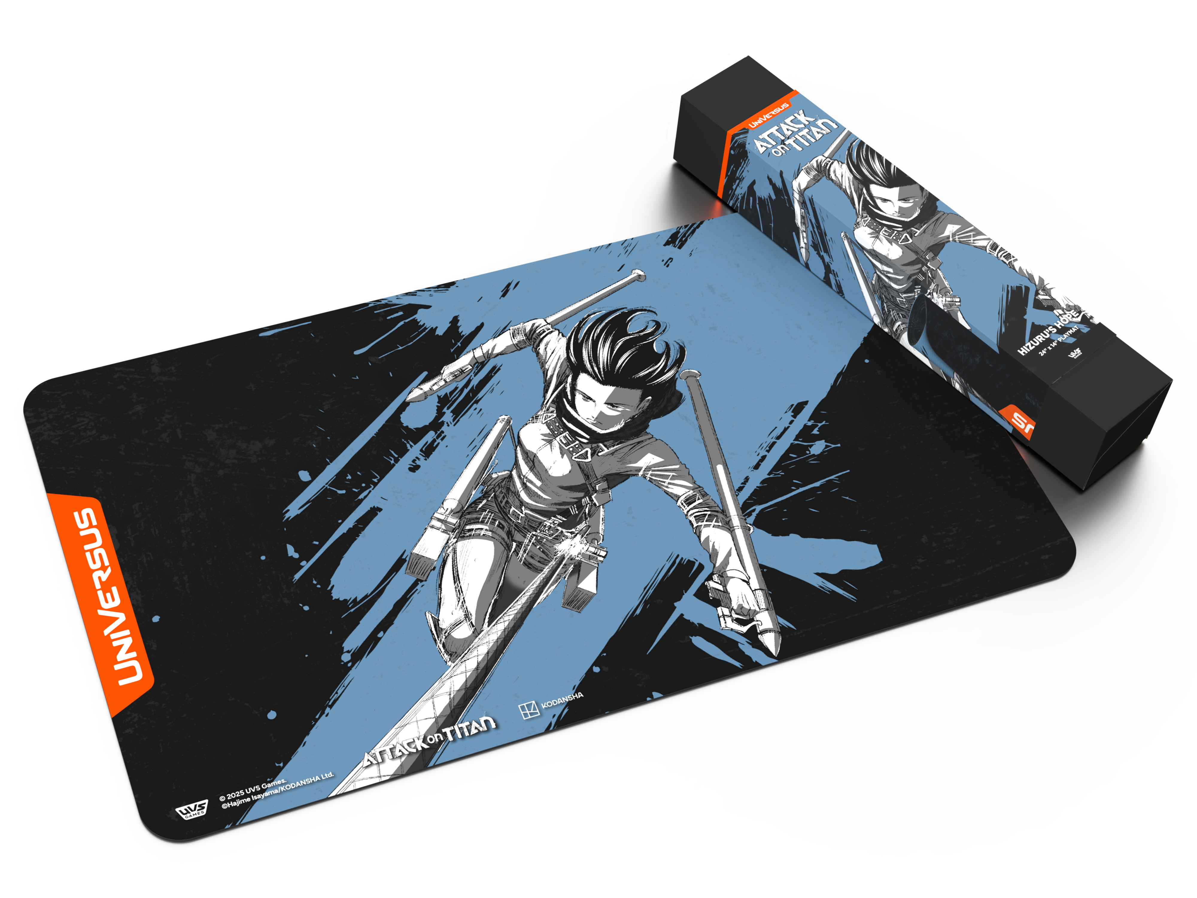 UniVersus CCG: Attack on Titan Apocalypse- Hizuru’s Hope (Mikasa Ackerman) Playmat | 810155272111