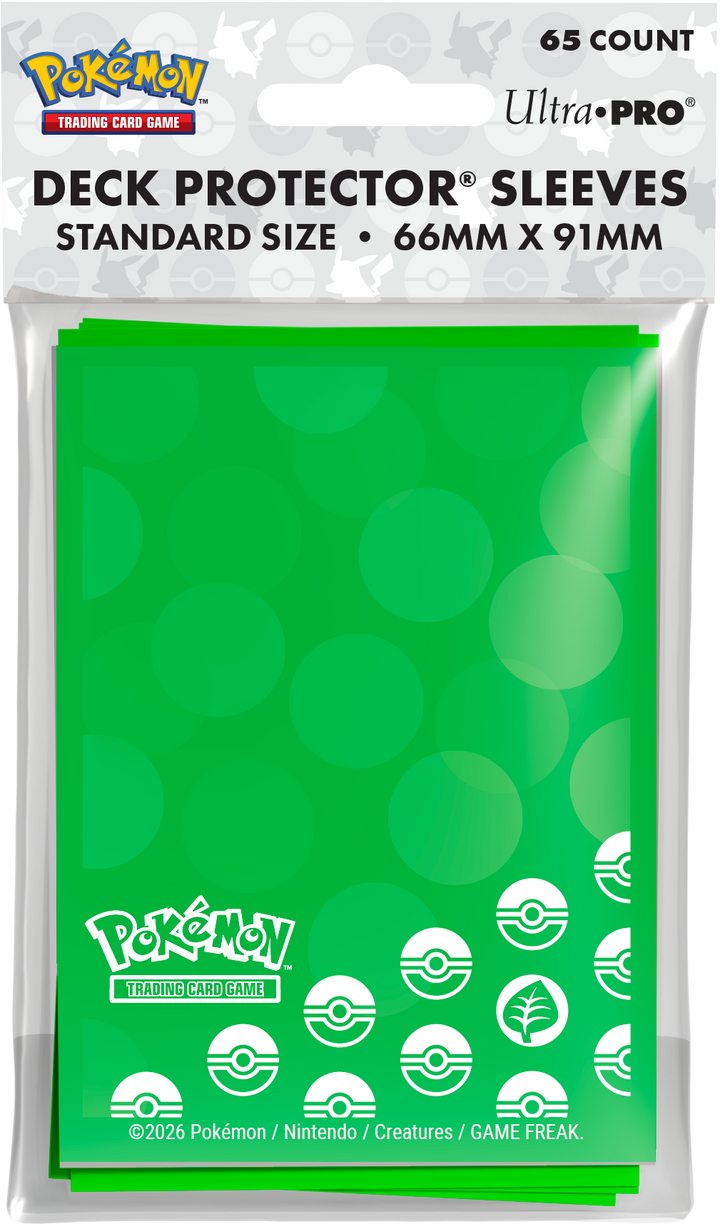 UP D-PRO POKEMON ENERGY GRASS TYPE 65CT | 074427167424