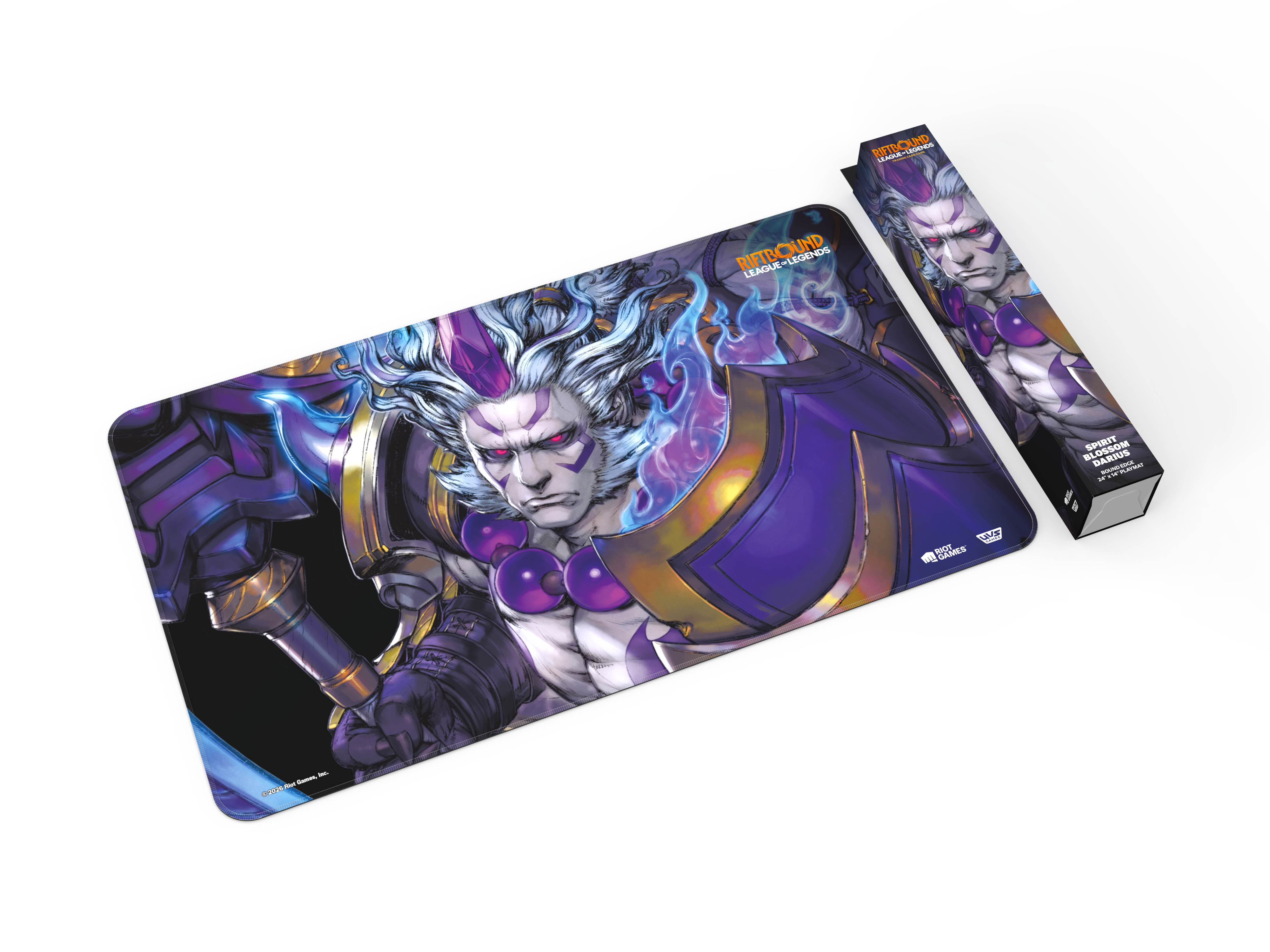 RIFTBOUND LEAGUE OF LEGENDS TCG SPIRITFORGED PLAYMAT - SPIRIT BLOSSOM DARIUS | 810155274443
