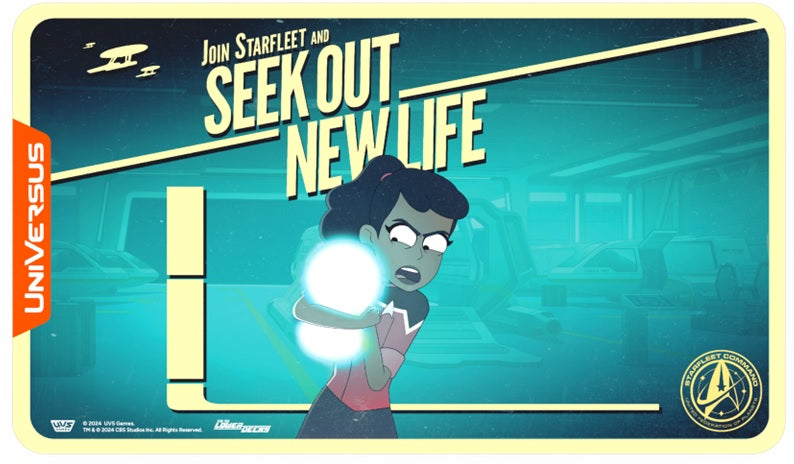Universus CCG: Star Trek Lower Decks Challenger Series- Mariner Playmat | 810155271916