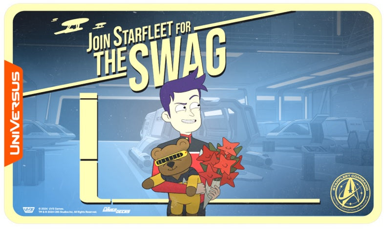 Universus CCG: Star Trek Lower Decks Challenger Series- Boimler Playmat | 810155271947