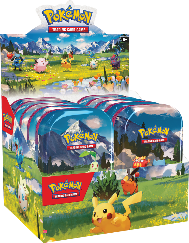 POKEMON ME2.5 ASCENDED HEROES MINI TIN 10CT DISPLAY | 196214141315