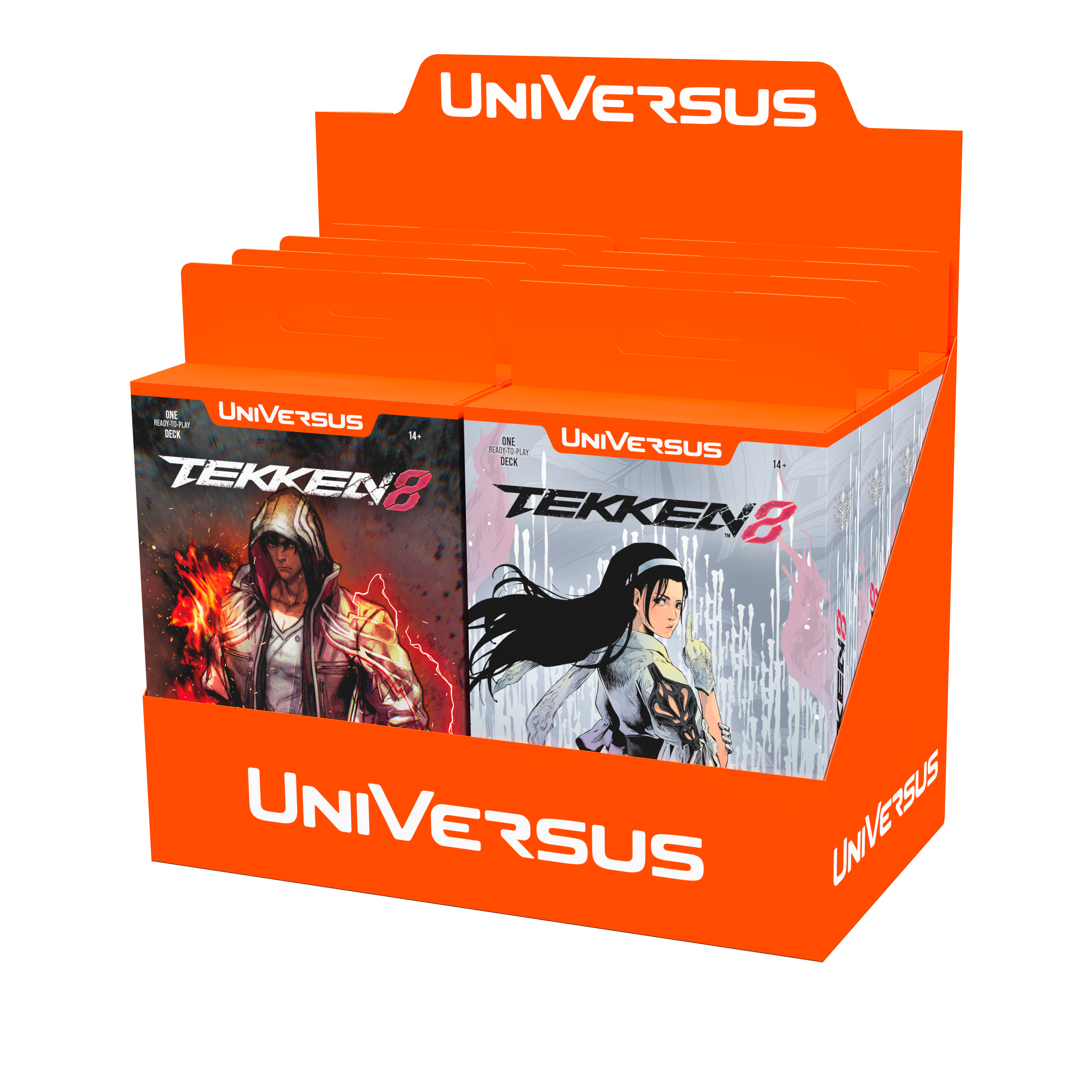 UniVersus CCG: Tekken 8- Clash Deck Display- Jin & Jun | 810155270872