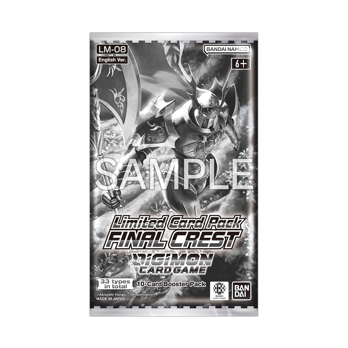DIGIMON CG LM-08 FINAL CREST LIMITED CARD PACK | 810199501468