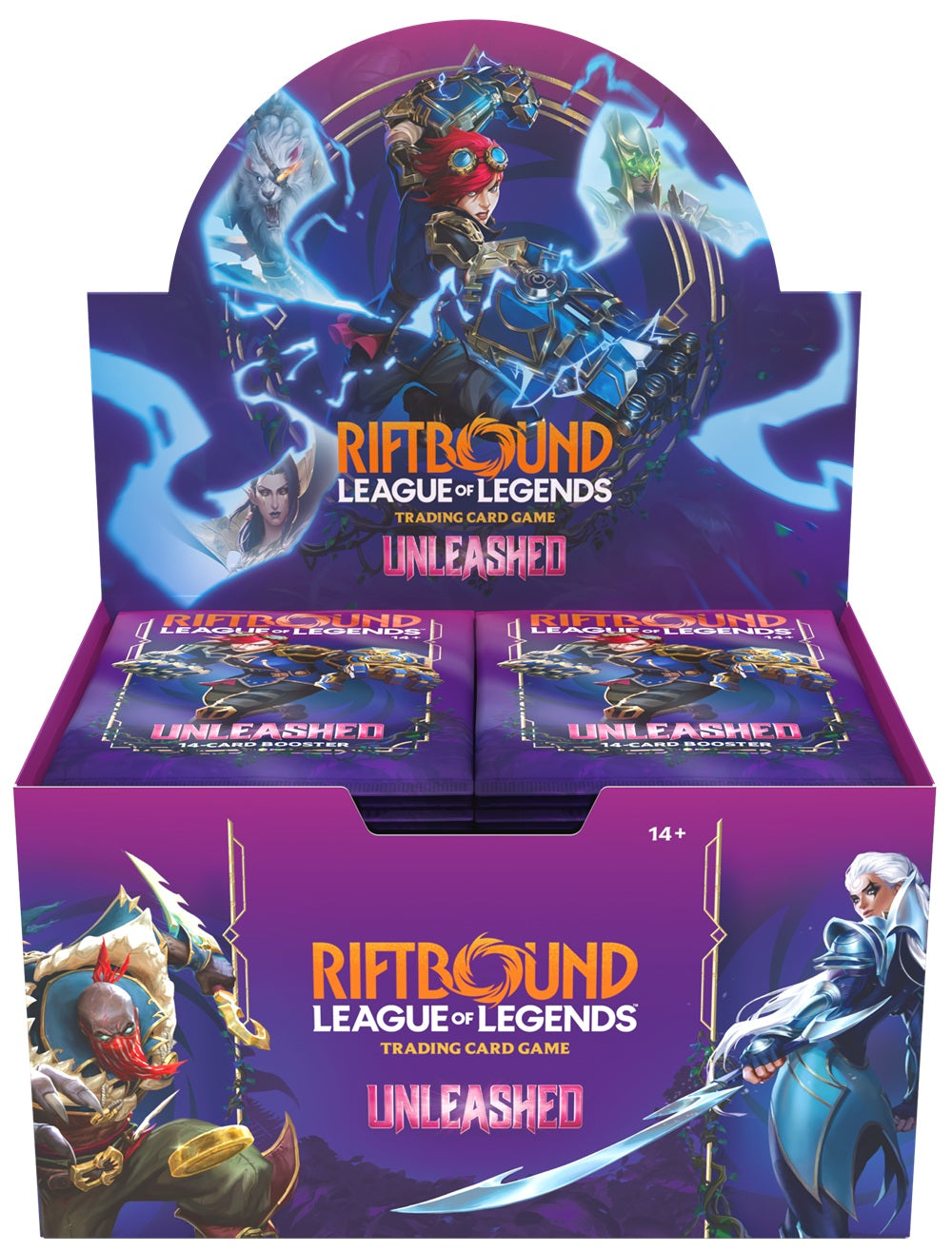 RIFTBOUND LEAGUE OF LEGENDS TCG UNLEASHED BOOSTER DISPLAY | 810155274245