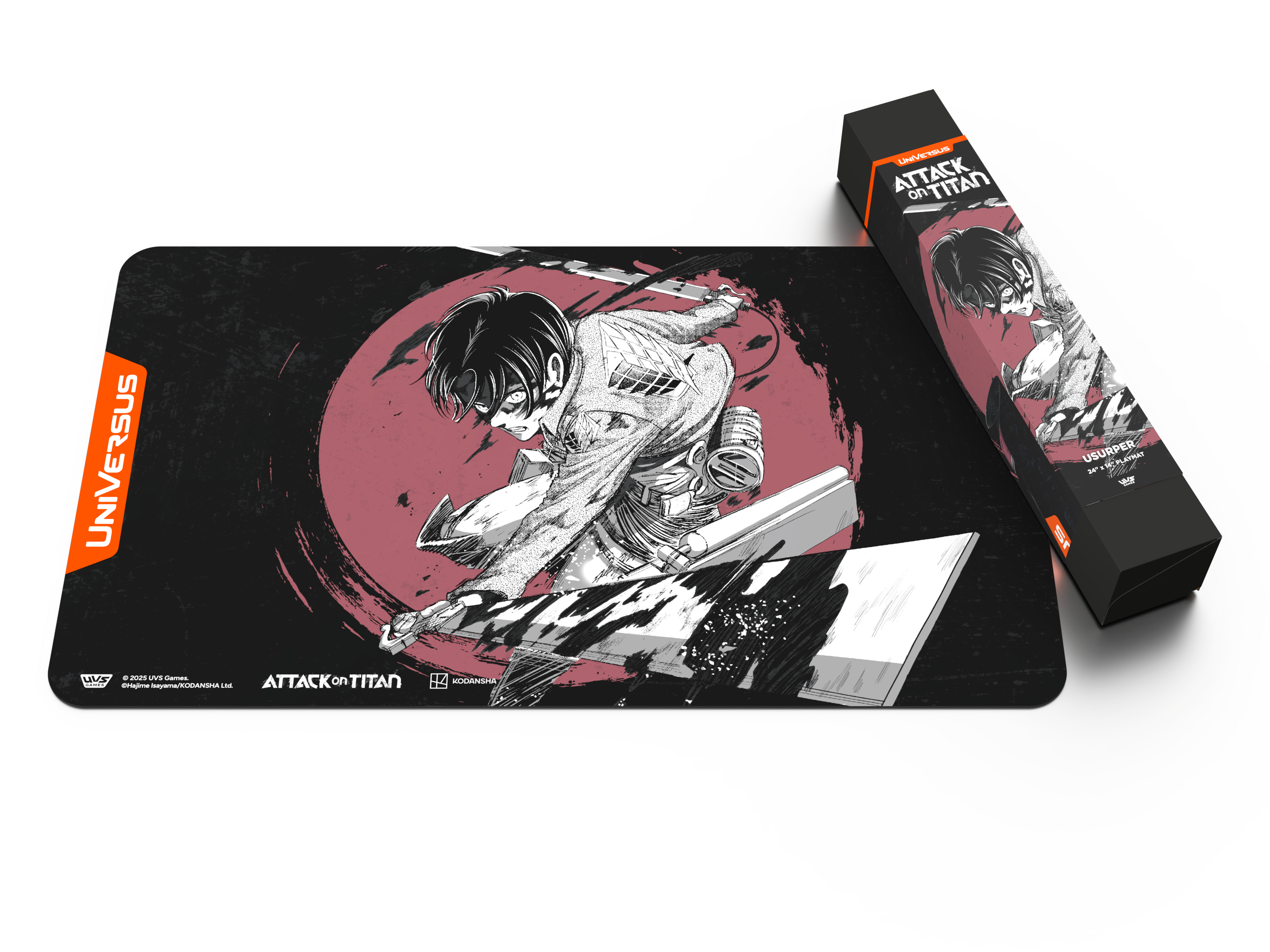 UniVersus CCG: Attack on Titan Apocalypse- Usurper (Erin Yeager) Playmat | 810155272104