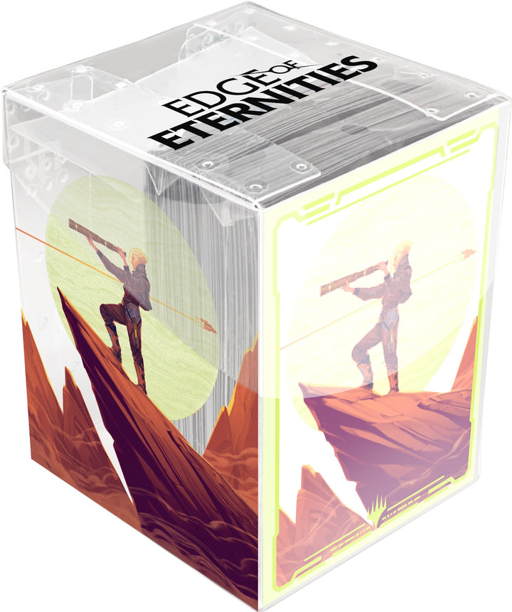 UP D-PRO MTG EDGE OF ETERNITIES CLEAR BOX KEY CHARACTER MYTHIC 100CT | 074427388553