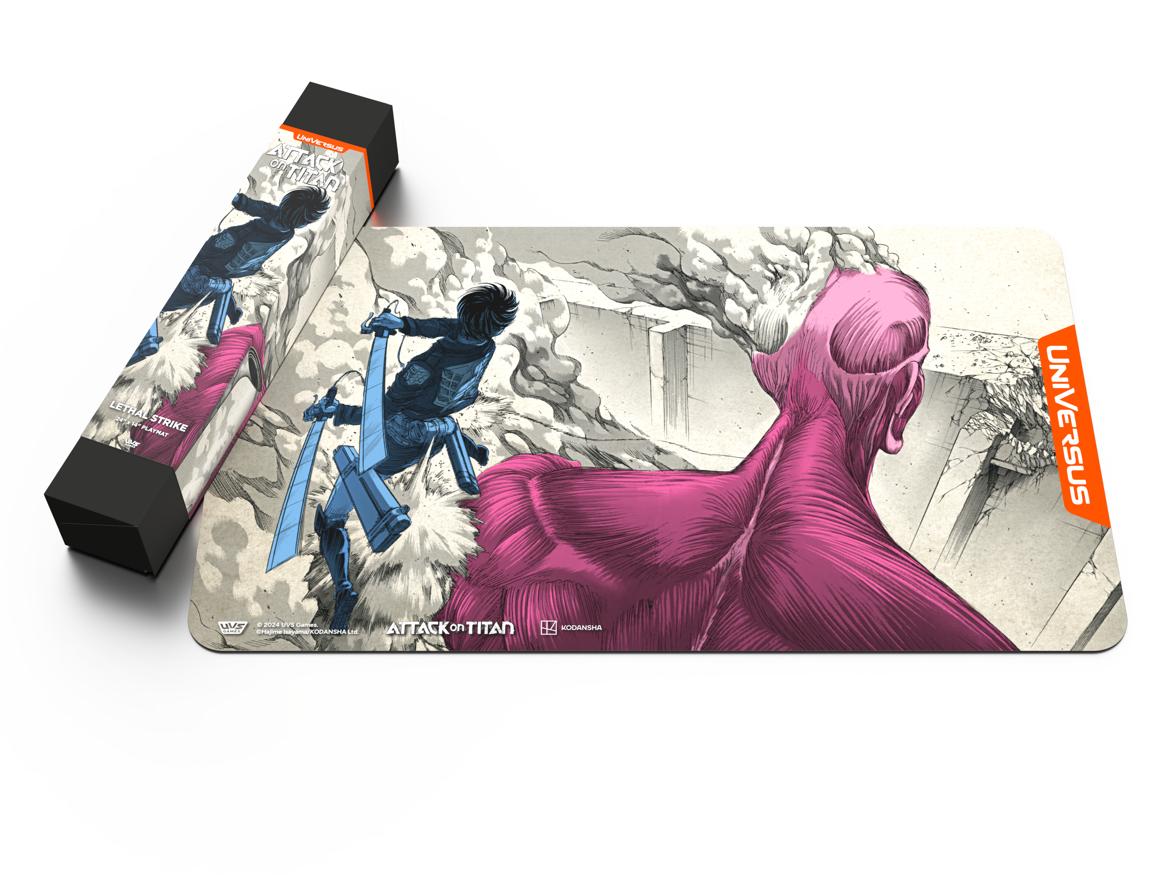 UniVersus CCG: Attack on Titan Origins of Power- Lethal Strike Playmat | 810155271497