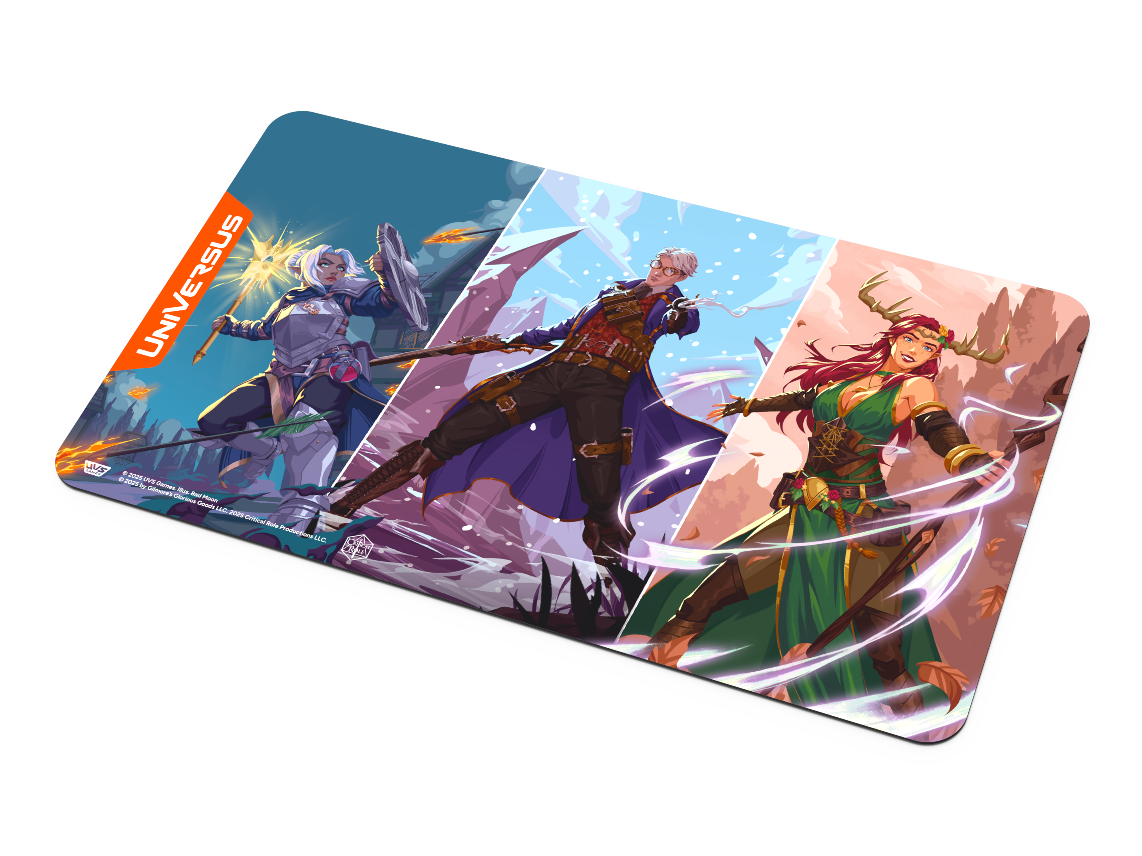 CRITICAL ROLE HEROES OF EXANDRIA PLAYMAT PIKE, PERCIVAL, KEYLETH (6) | 810155272159