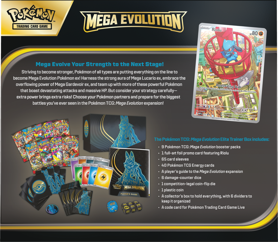 POKEMON ME01 MEGA EVOLUTION ELITE TRAINER | 196214114845