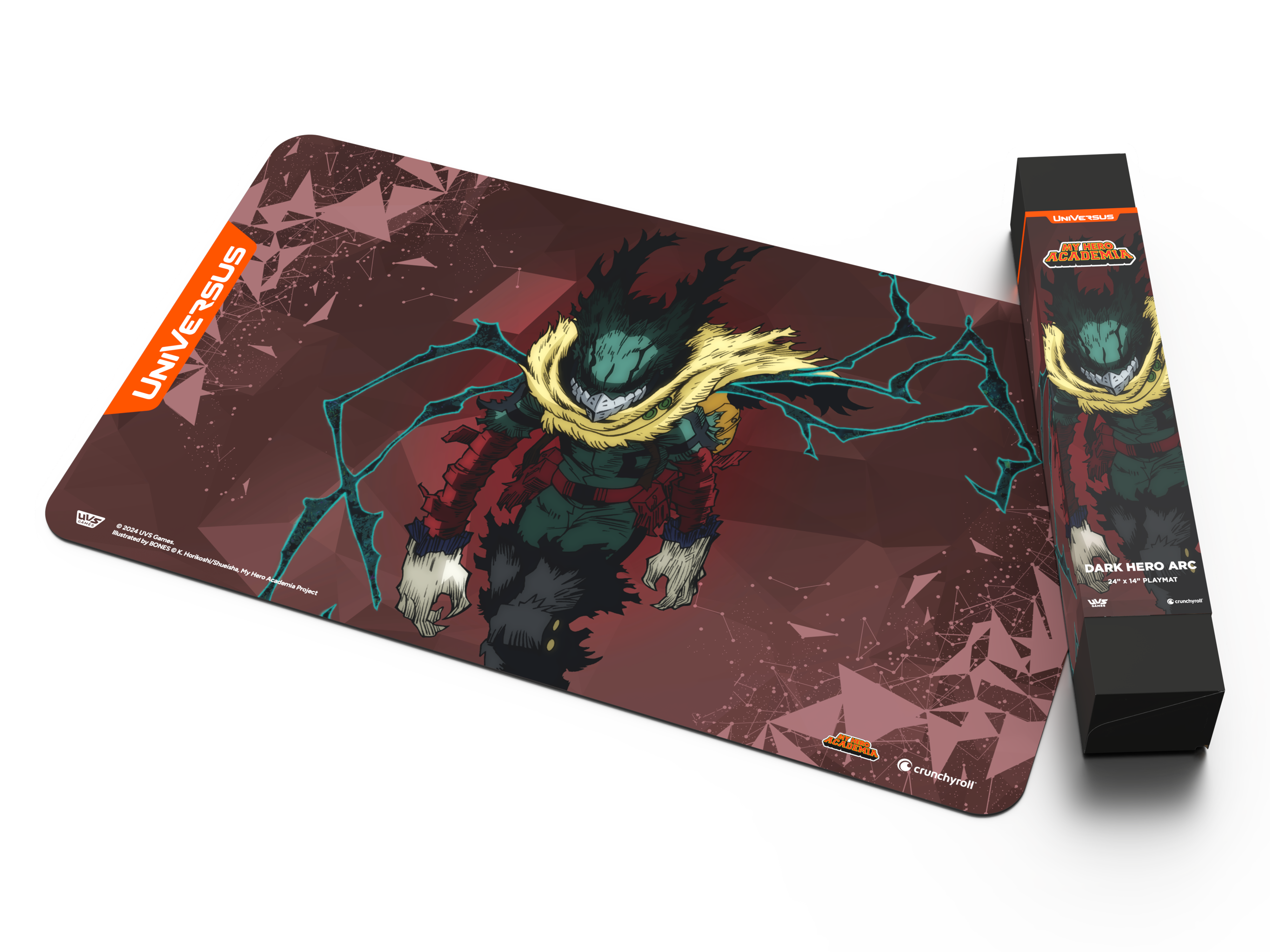 UniVersus CCG: My Hero Academia Dark Hero Arc Challenger Series- Dark Hero Deku Playmat | 810155271268