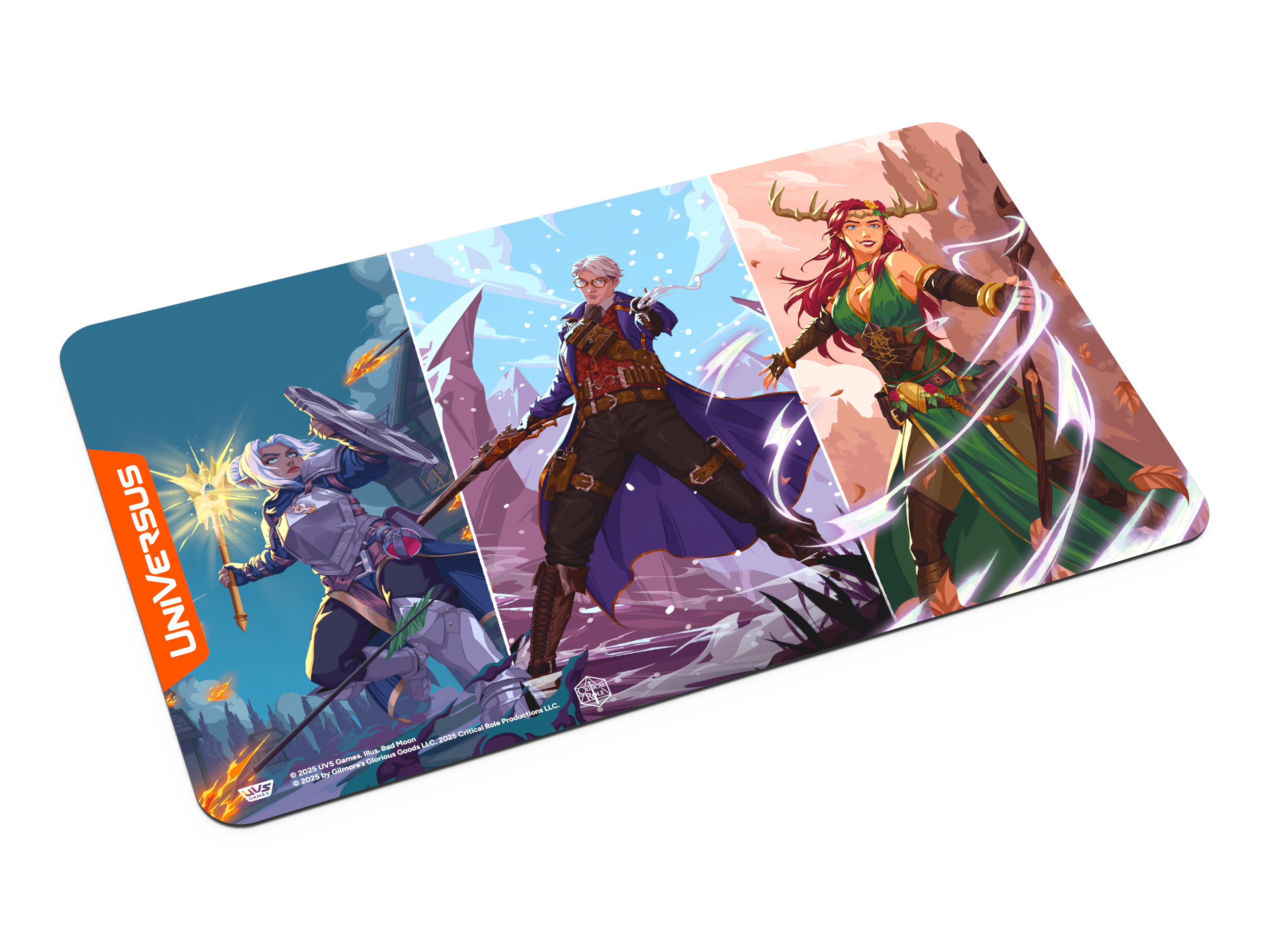 CRITICAL ROLE HEROES OF EXANDRIA PLAYMAT PIKE, PERCIVAL, KEYLETH (6) | 810155272159