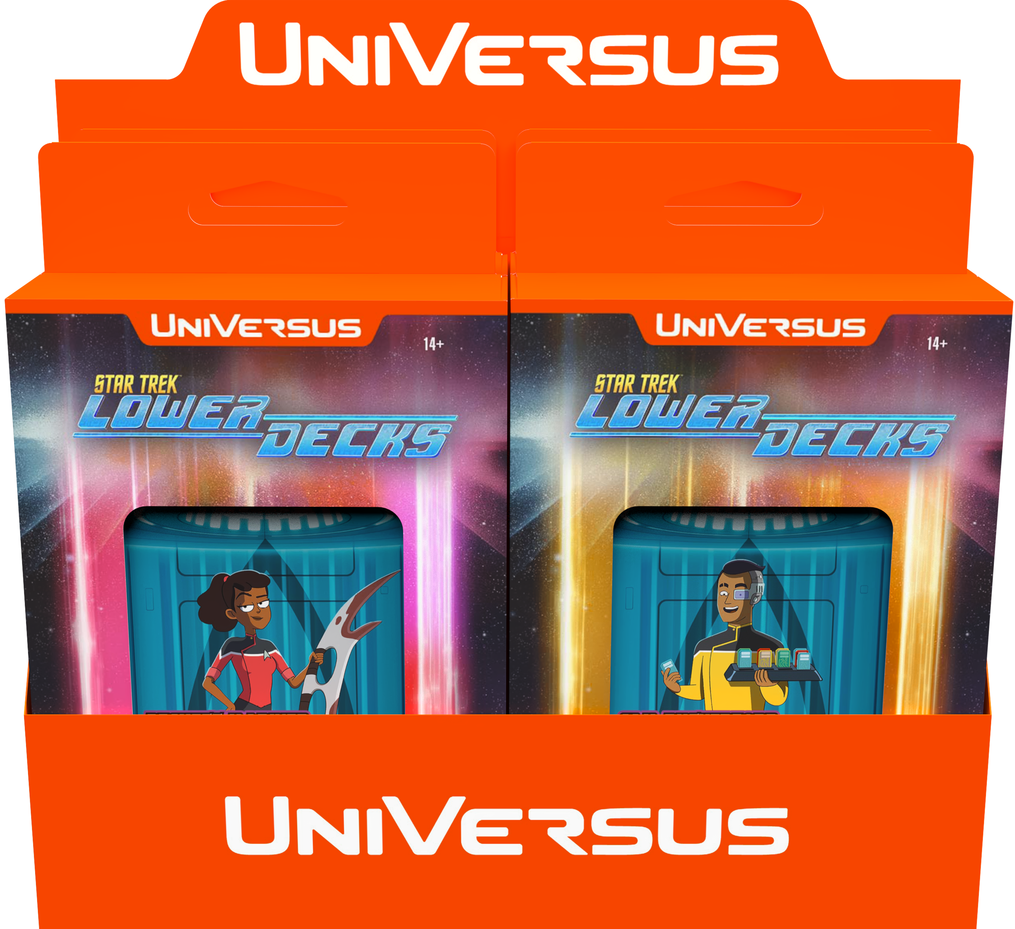 UniVersus CCG: Challenger Series Display- Star Trek Lower Decks Display | 810155271343