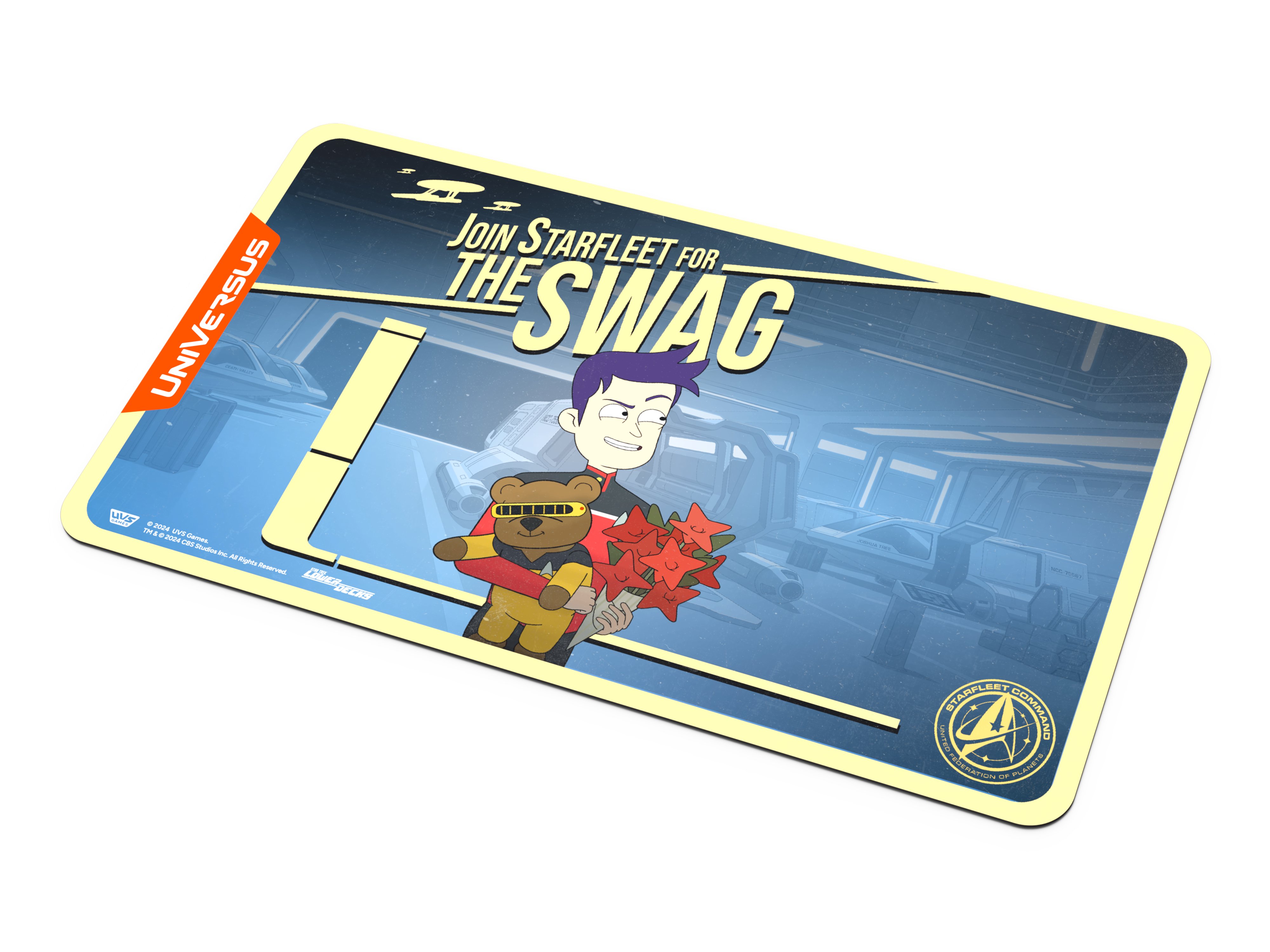 Universus CCG: Star Trek Lower Decks Challenger Series- Boimler Playmat | 810155271947