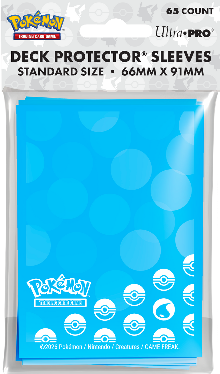 UP D-PRO POKEMON ENERGY WATER TYPE 65CT | 074427167448