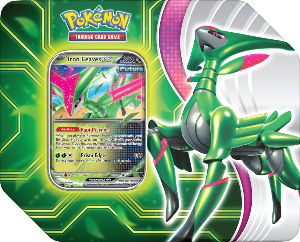 Pokemon Scarlet & Violet: Paradox Clash Tin - Iron Leaves ex | 820650857591