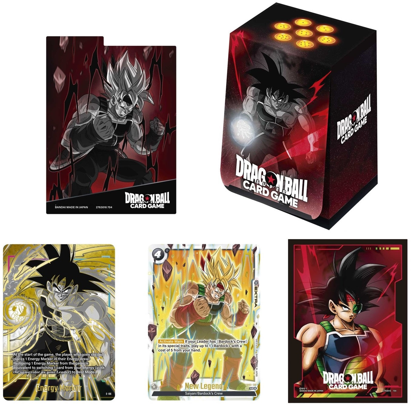 DBS FUSION WORLD CARD CASE AND CARD SLEEVES SET 1 BARDOCK | 810158830202