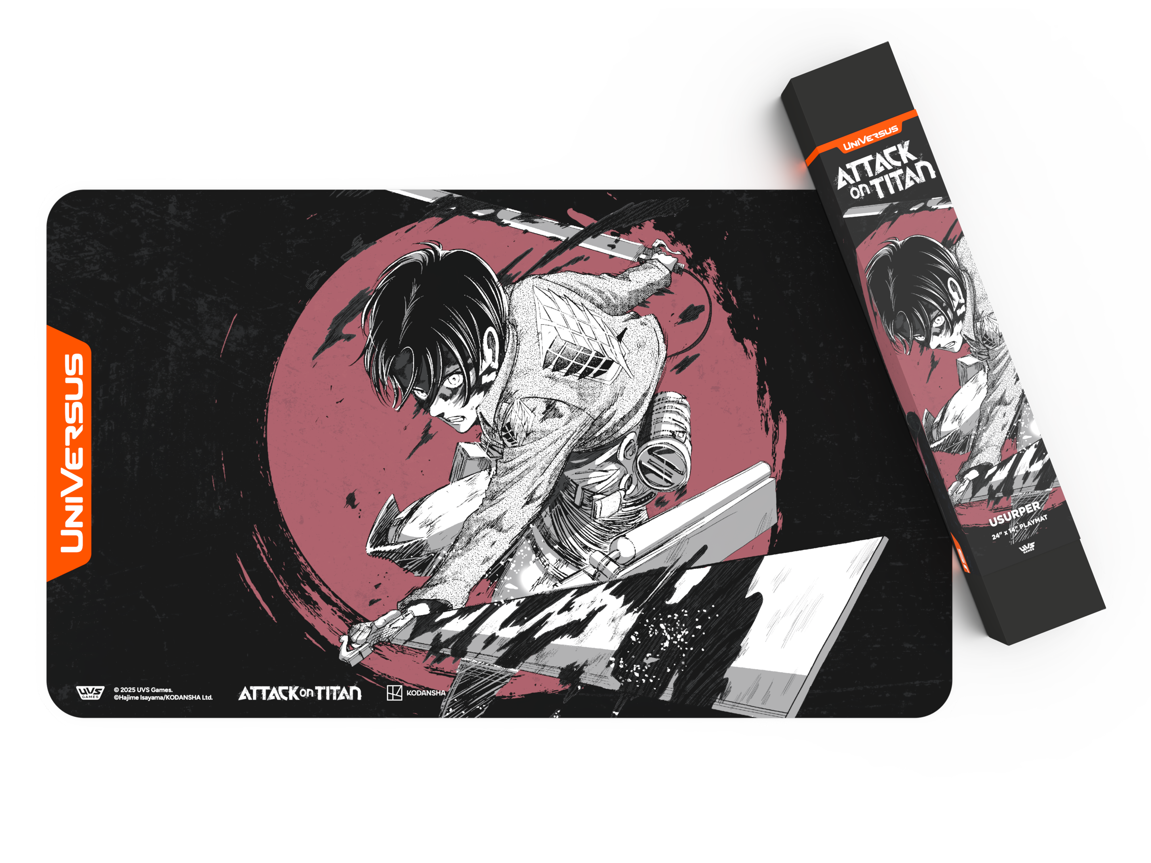 UniVersus CCG: Attack on Titan Apocalypse- Usurper (Erin Yeager) Playmat | 810155272104