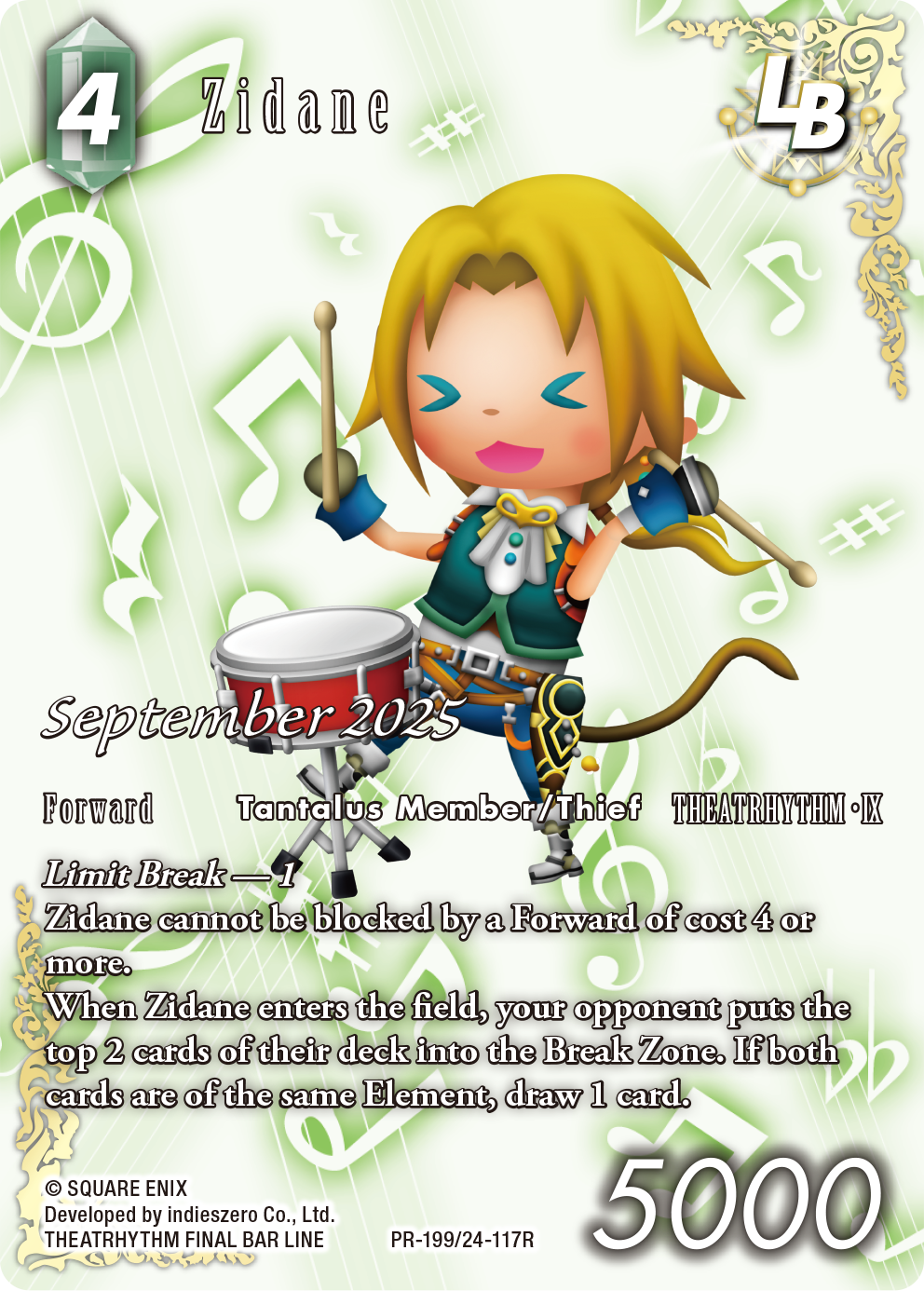 FINAL FANTASY TCG OP PACK SEPTEMBER 2025 ZIDANE | 662248860008