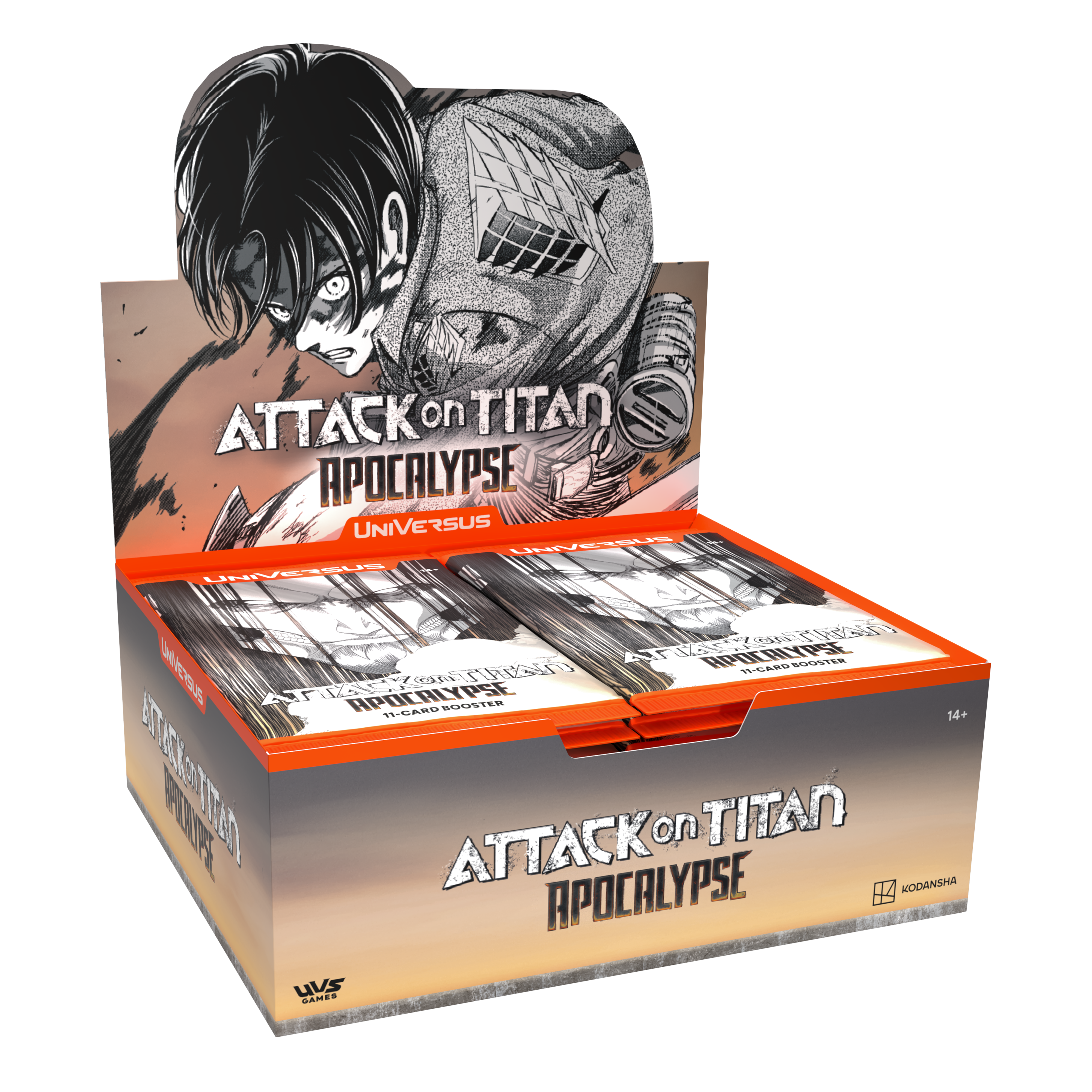 UniVersus CCG: Attack on Titan Apocalypse- Booster Display | 810155272036