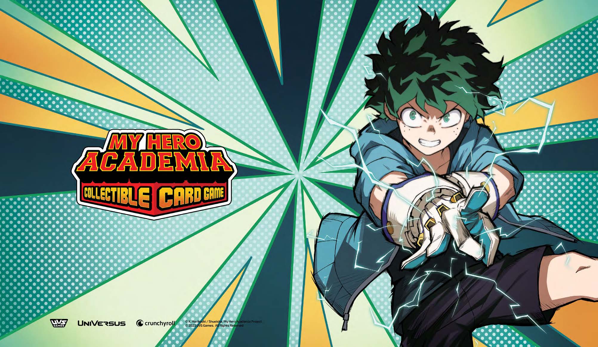 UniVersus CCG: Set 6- My Hero Academia Jet Burn- Midoriya Playmat | 850034738031