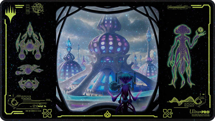 UP PLAYMAT MTG EDGE OF ETERNITIES BLUE HOLOFOIL | 074427388843