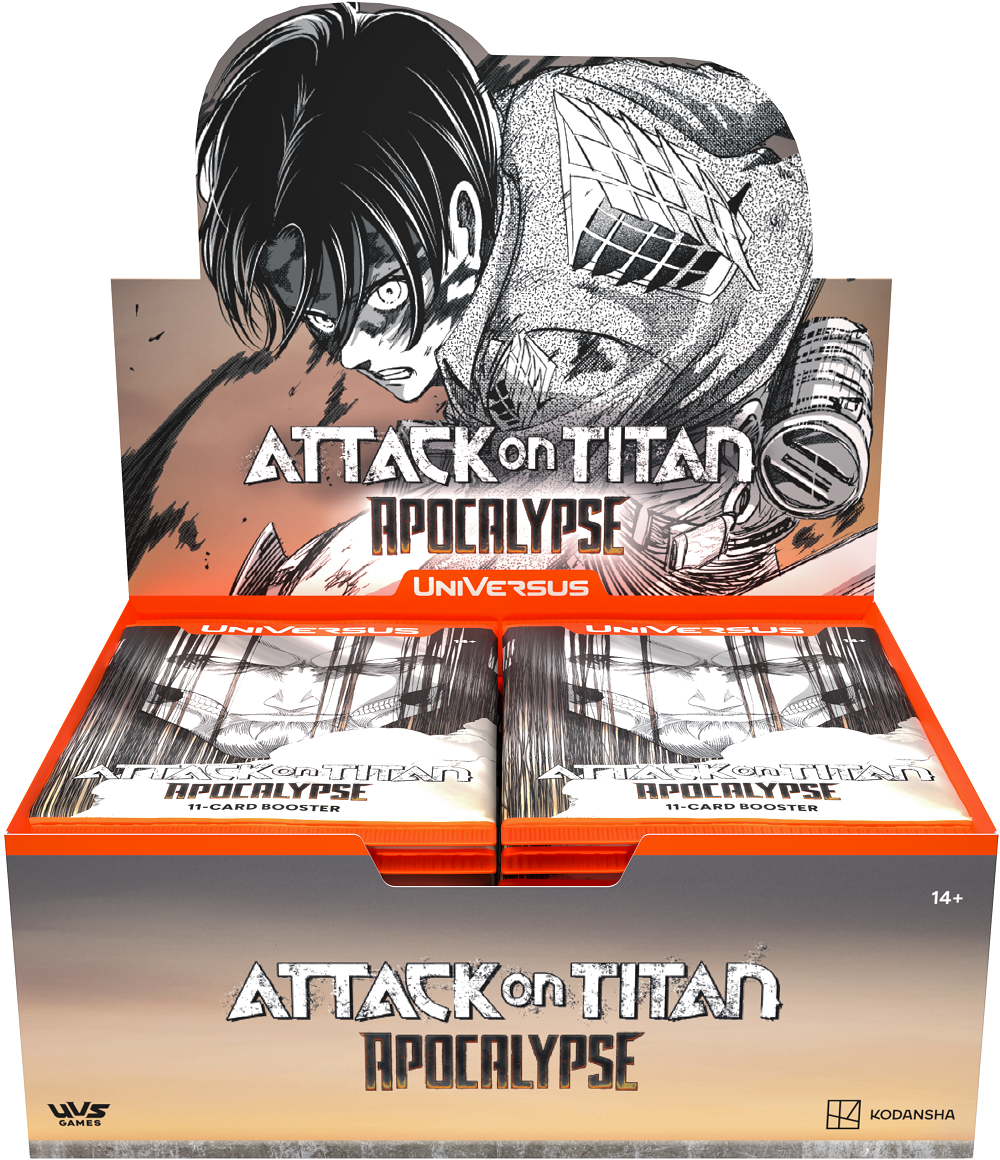 UniVersus CCG: Attack on Titan Apocalypse- Booster Display | 810155272036